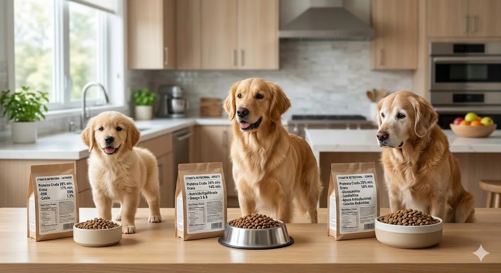 Alimentación adecuada para perros y gatos según su edad